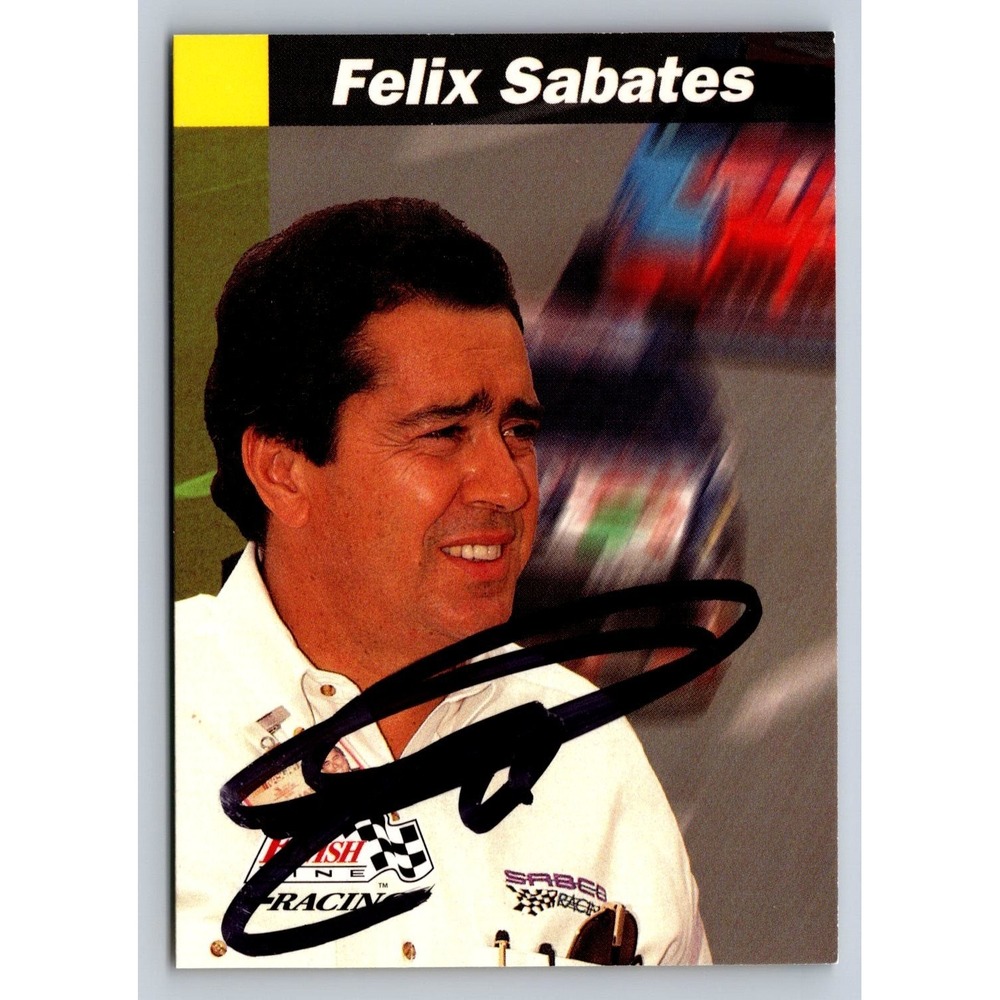 Pro Set Felix Sabates Autographed Trading Card 1993 Winston Cup NASCAR #78